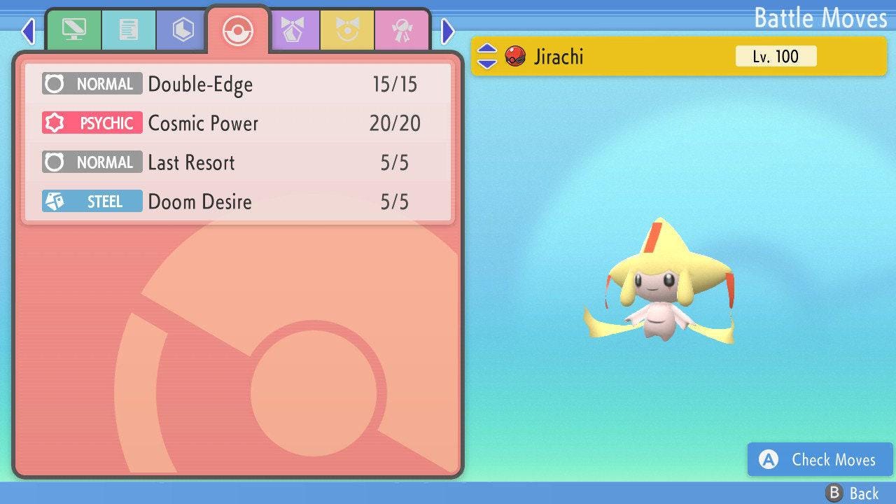 Фото покемона Shiny Jirachi Pokemon Brilliant Diamond Shining Pearl 6IV Готов к соревновательным битвам 4