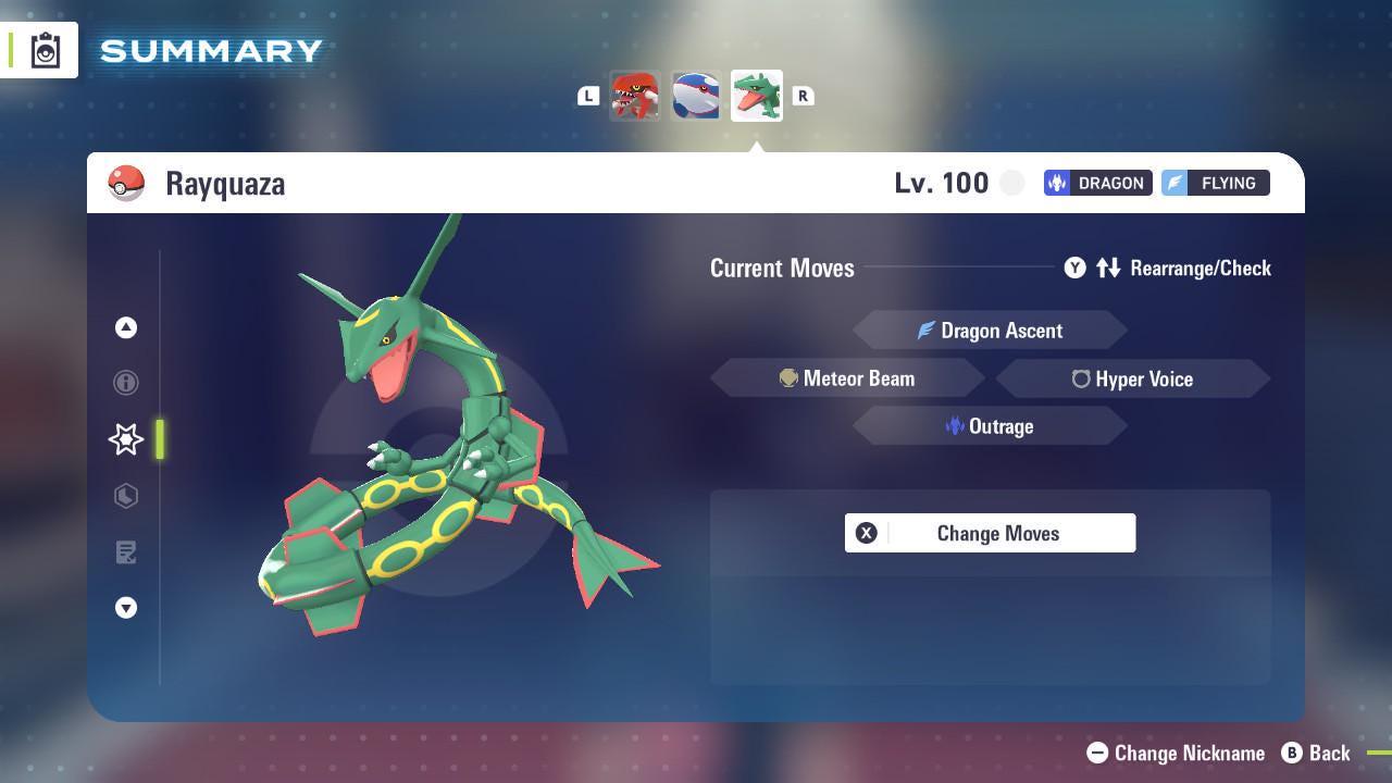 Non Shiny 6IV Rayquaza Pokemon Legends Za Mega Dimension DLC 6IV Competitive Battle Ready Pokémon card photo 4