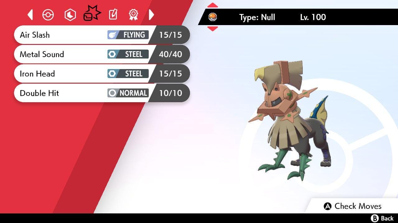 Shiny 6IV TYPE: NULL Pokemon Sword Shield 6IV Competitive Battle Ready Pokémon card photo 3