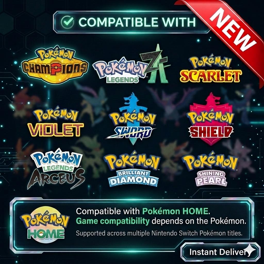 Pokemon ZA Eeveelution Bundle Pack Shiny 6IV Pokémon Legends ZA 6IV Competitive Battle Ready Any Held Item Mega Evolution Pokedex Pokémon card photo 3