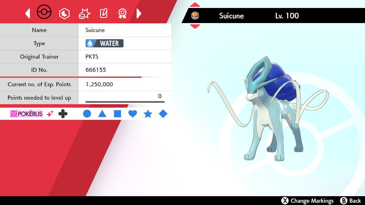 Shiny SUICUNE Pokemon Sword Shield 6IV Competitive Battle Ready Pokémon card photo 2