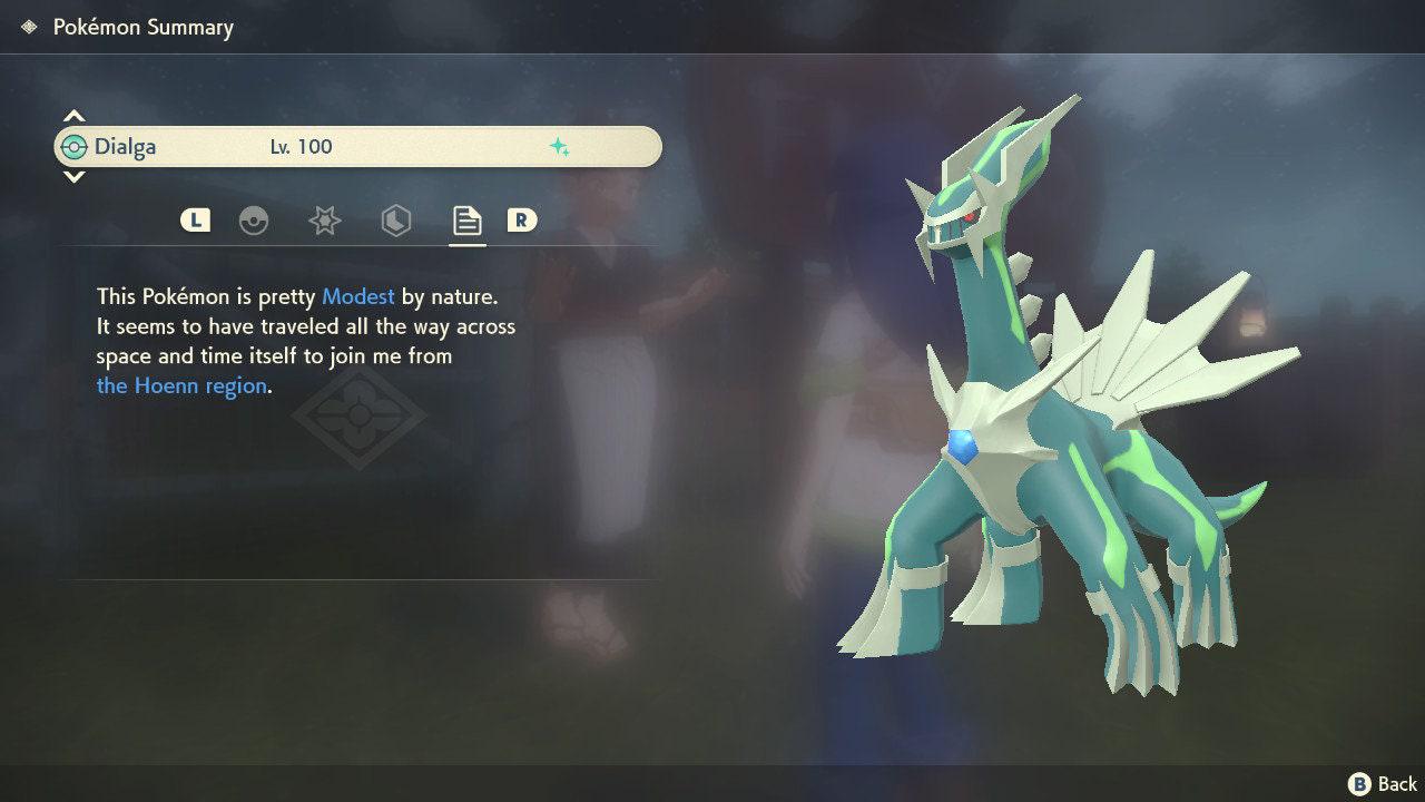 Shiny Dialga Pokemon Legends Arceus 6IV Competitive Battle Ready Pokémon card photo 4