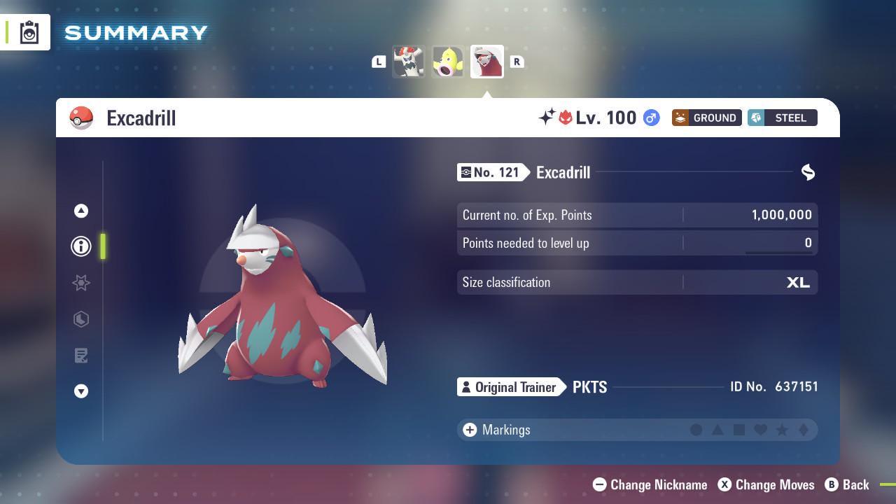 Shiny Alpha Excadrill Pokémon Legends ZA 6IV Competitive Battle Ready Pokémon card photo 3