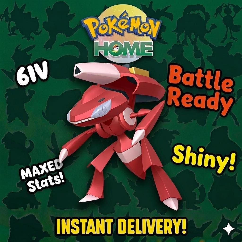 Shiny GENESECT Pokémon HOME 6IV Competitive Battle Ready – Pokémon HOME Transfers Pokémon card photo