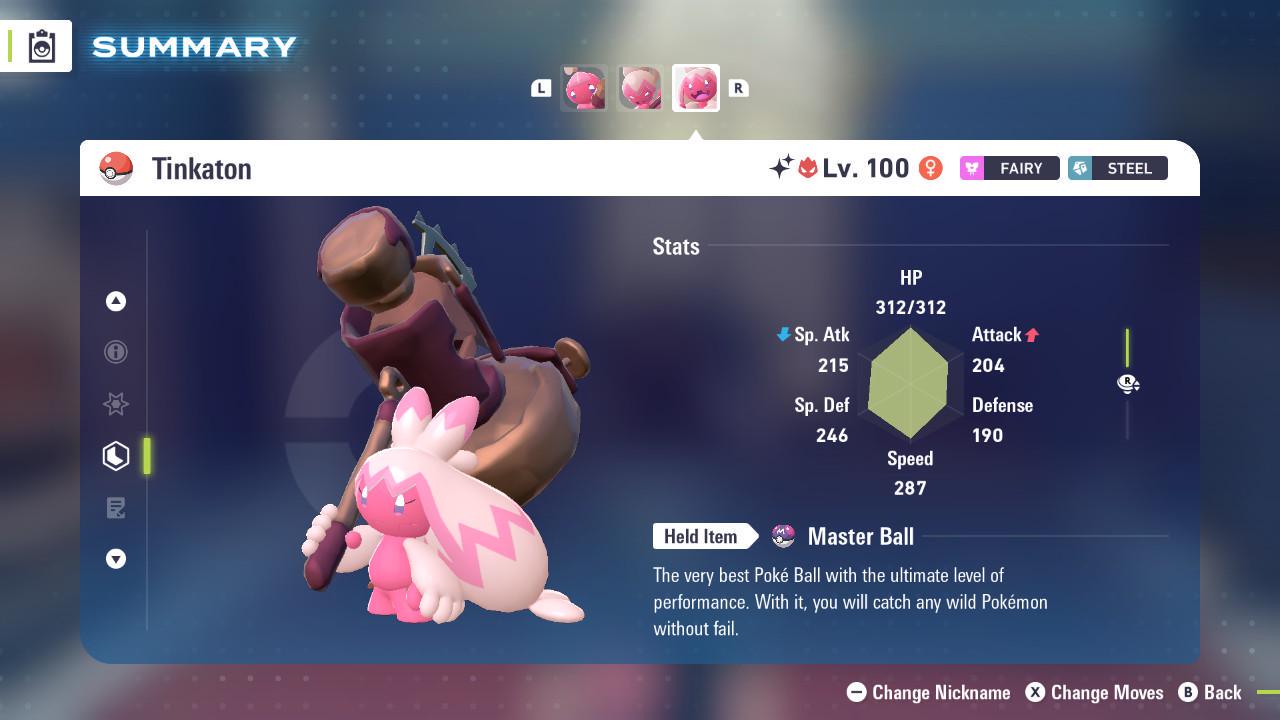 תמונה של פוקימון ZA מגה מימד DLC אלפא שייני 6IV טינקאטון פוקימון לגנדס ZA 6IV תחרותי מוכן לקרב כל חפץ להחזקה ניתן להתאמה אישית ZA – תמונה 2