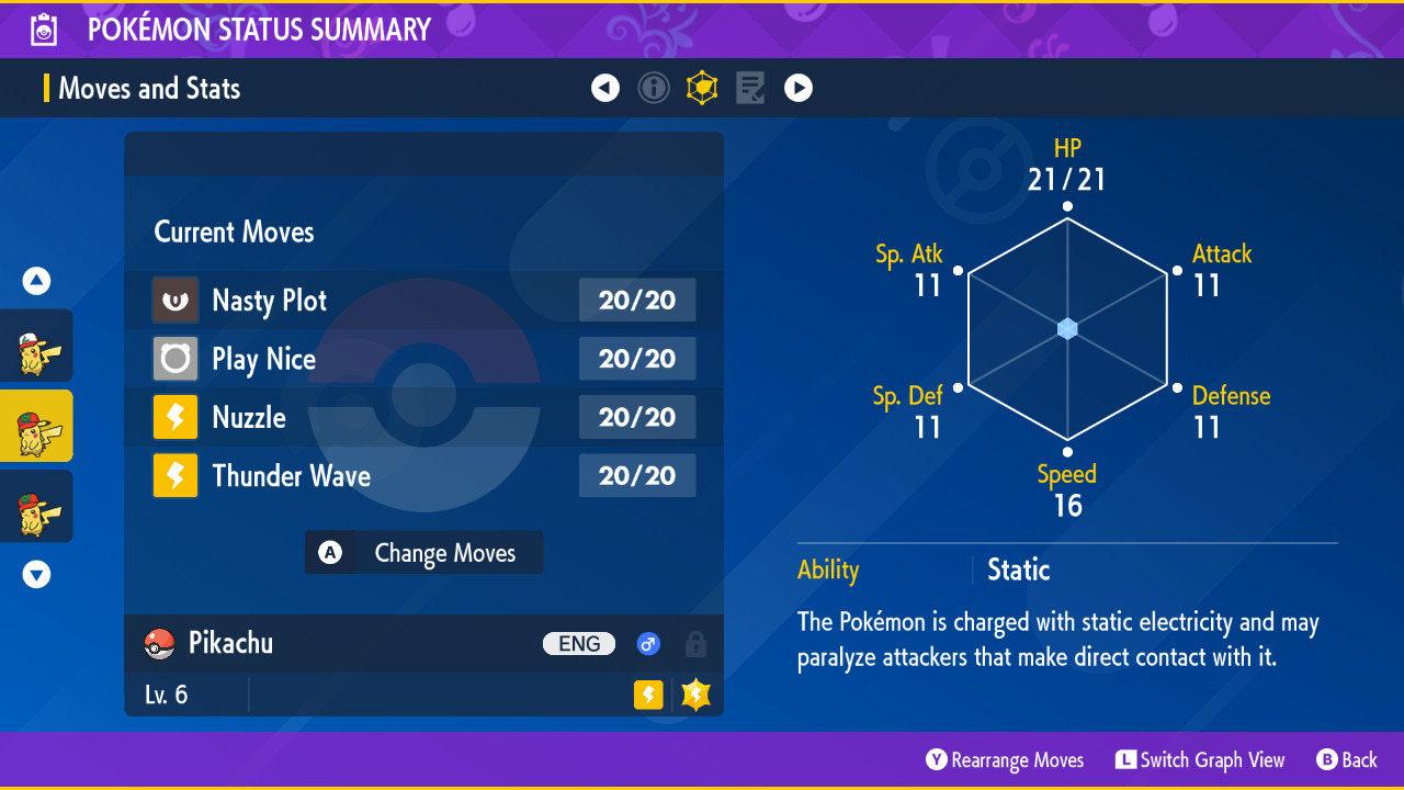 ASH PIKACHU EVENT Hoenn Cap Pokémon Scarlet Violet 6IV Competitive Battle Ready Pokémon card photo 2