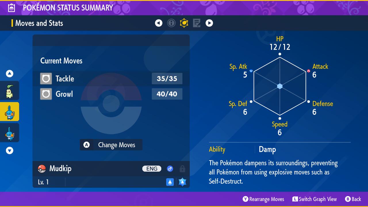 Shiny MUDKIP Pokémon Scarlet and Violet 6IV Competitive Battle Ready Pokémon card photo 2
