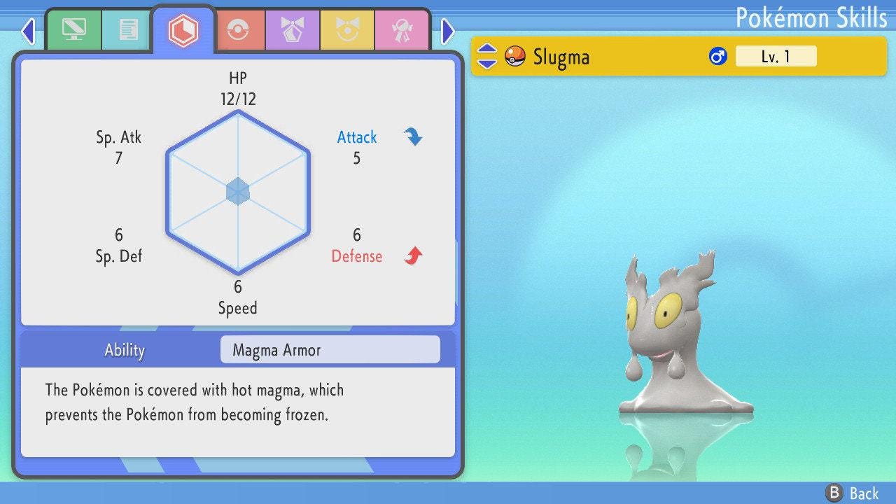 SHINY 6IV SLUGMA Pokémon Brilliant Diamond and Shining Pearl 6IV Competitive Battle Ready Pokémon card photo 3
