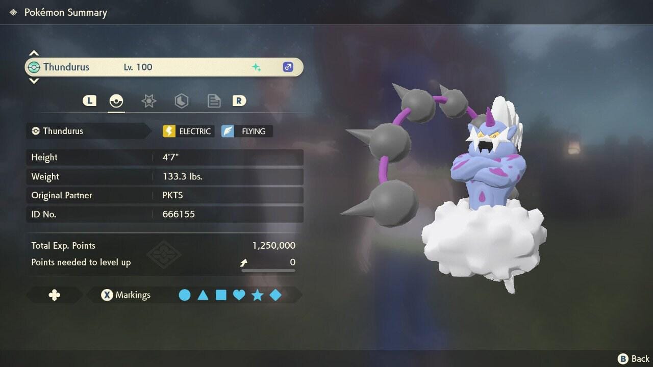Shiny THUNDURUS Pokemon Legends Arceus 6IV Competitive Battle Ready Pokémon card photo 4