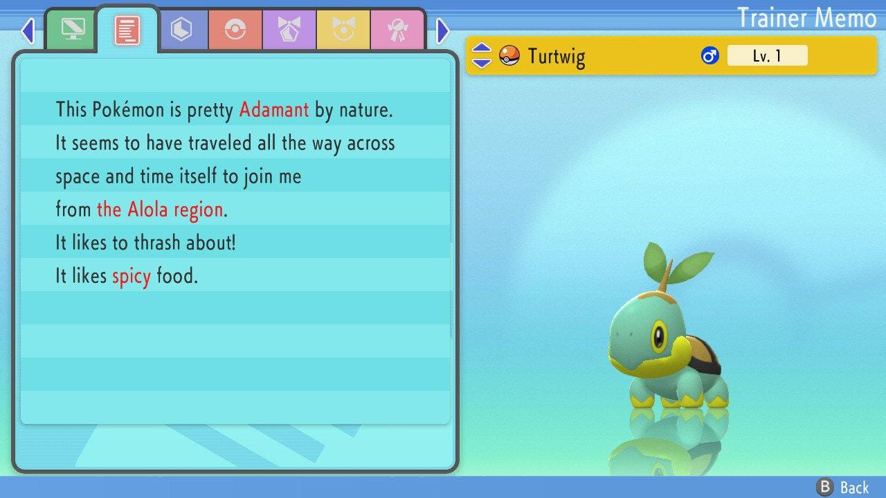 Shiny Turtwig 6IV Switch 2 BDSP Pokémon Brilliant Diamond Shining Pearl Battle Ready Starter Bonus Gift Fast Delivery Pokémon card photo 3