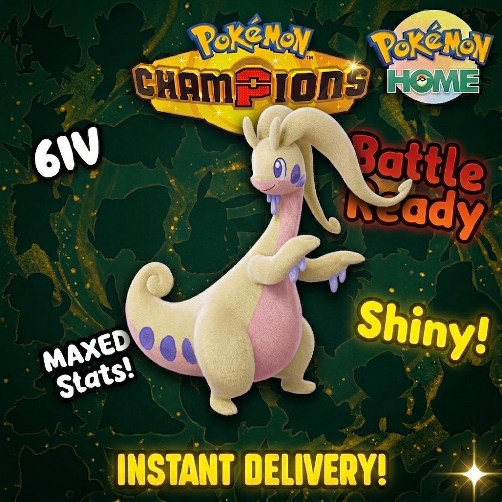 Shiny Goodra Pokémon Champions 6IV Competitive Battle Ready – Champions Pokémon card photo