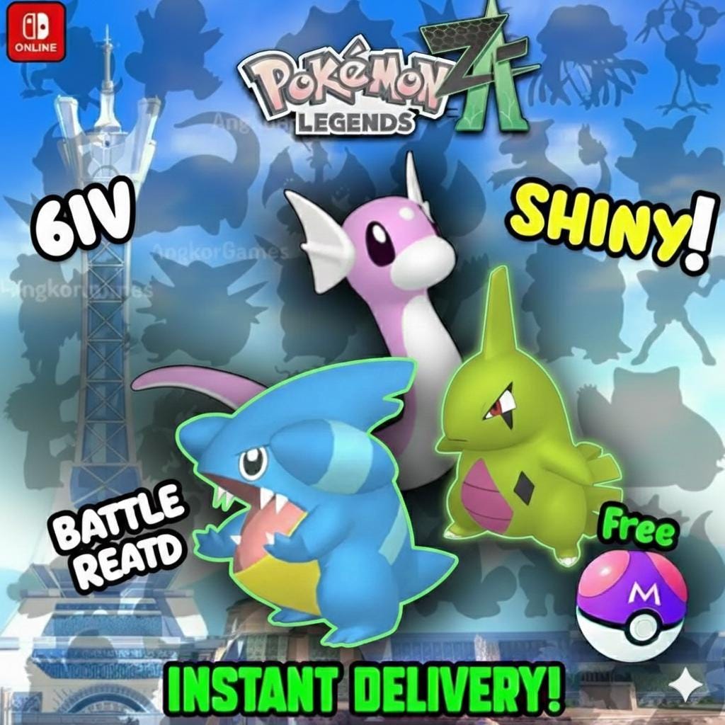 Pokemon ZA Pseudo Legendary Pack Shiny 6IV Pokémon Legends ZA 6IV Competitive Battle Ready Any Held Item Mega Evolution Pokedex – Pokémon Legends Z-A Pokémon card photo