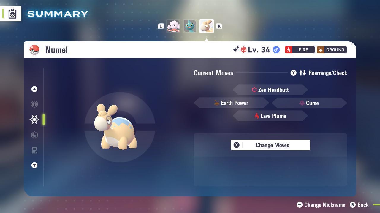 Shiny Alpha Numel Pokémon Legends ZA 6IV Competitive Battle Ready Pokémon card photo 3