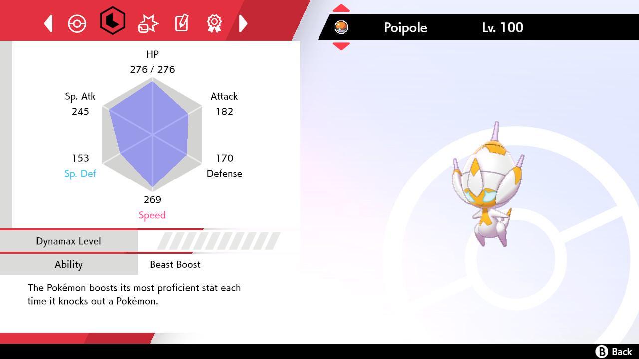 Shiny POIPOLE Pokemon Sword Shield 6IV Competitive Battle Ready Pokémon card photo 2