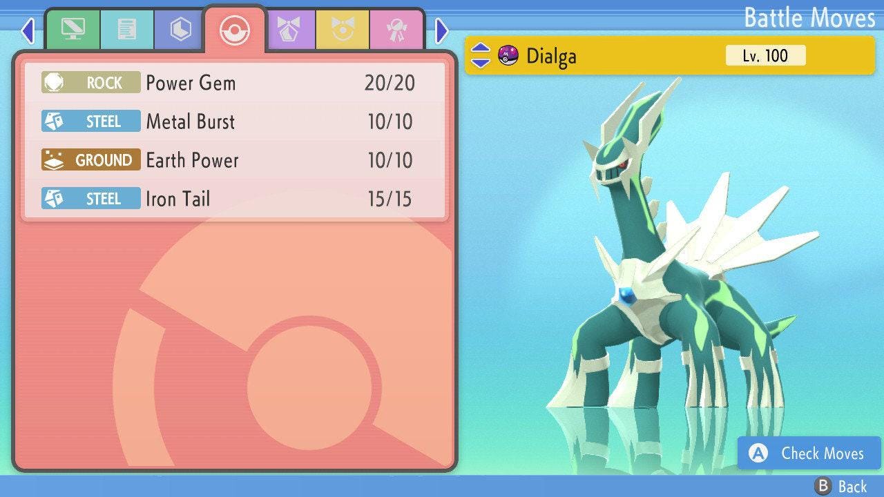Shiny Dialga Pokemon Brilliant Diamond Shining Pearl 6IV Competitive Battle Ready Pokémon card photo 2