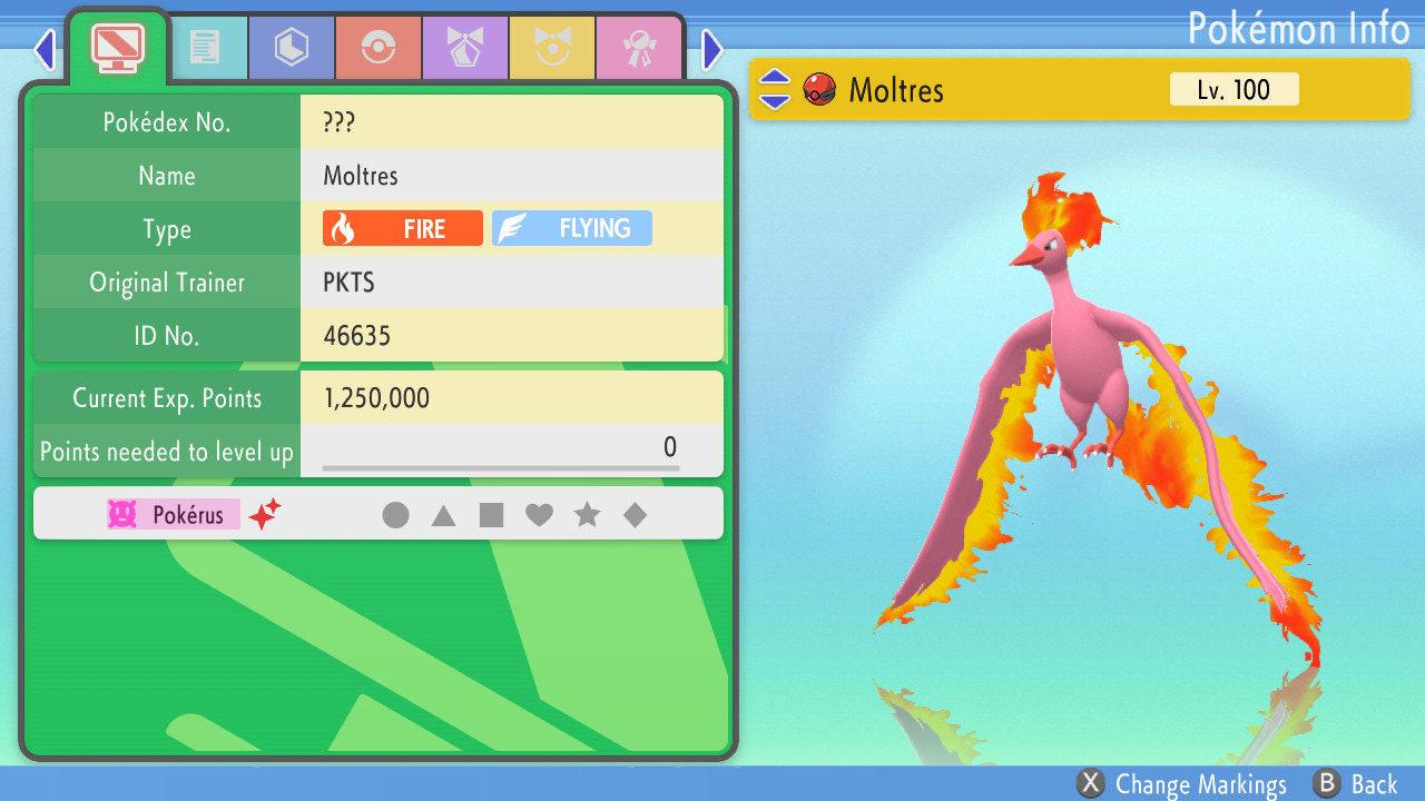 SHINY 6IV MOLTRES Pokemon Brilliant Diamond Shining Pearl 6IV Competitive Battle Ready Pokémon card photo 2