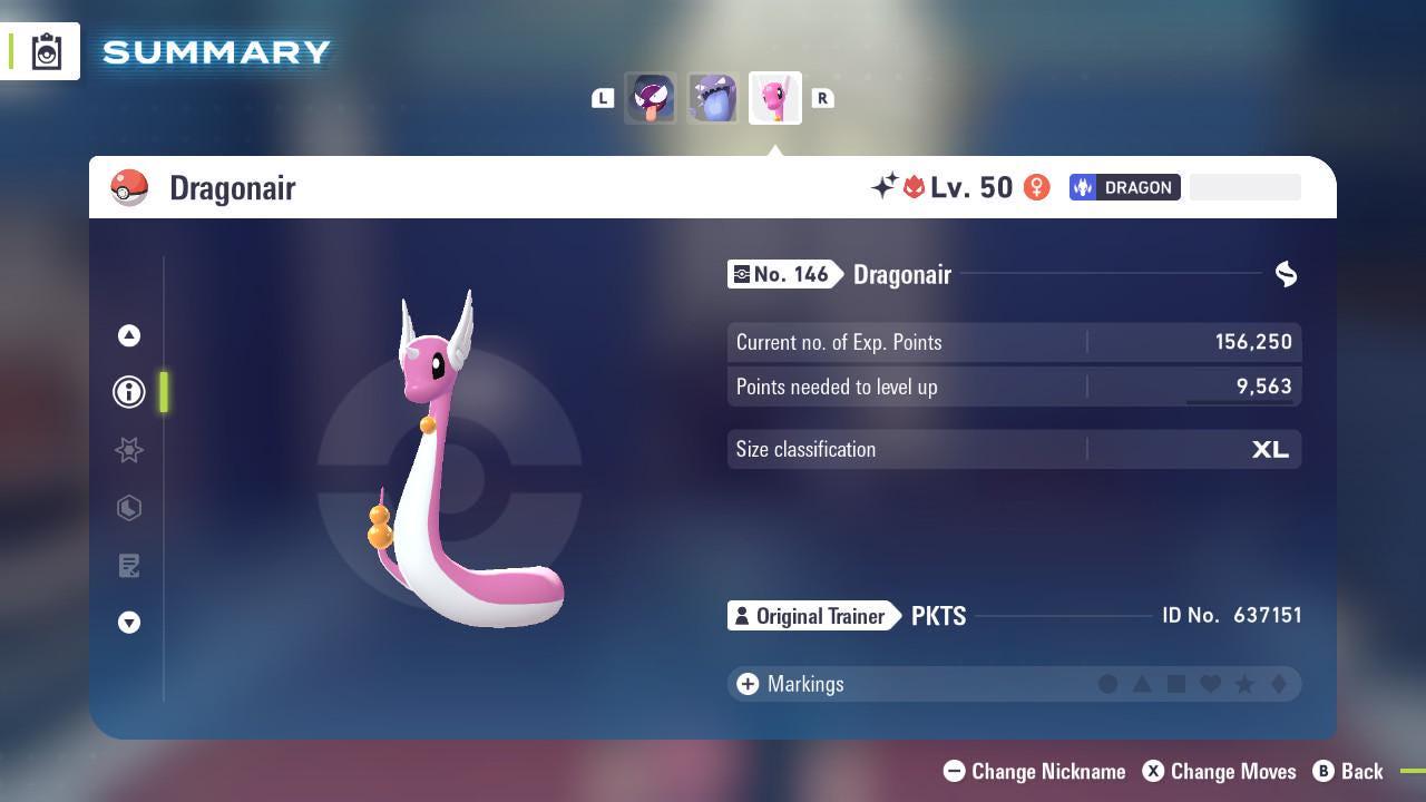 Shiny Alpha Dragonair Pokémon Legends ZA 6IV Competitive Battle Ready Pokémon card photo 3