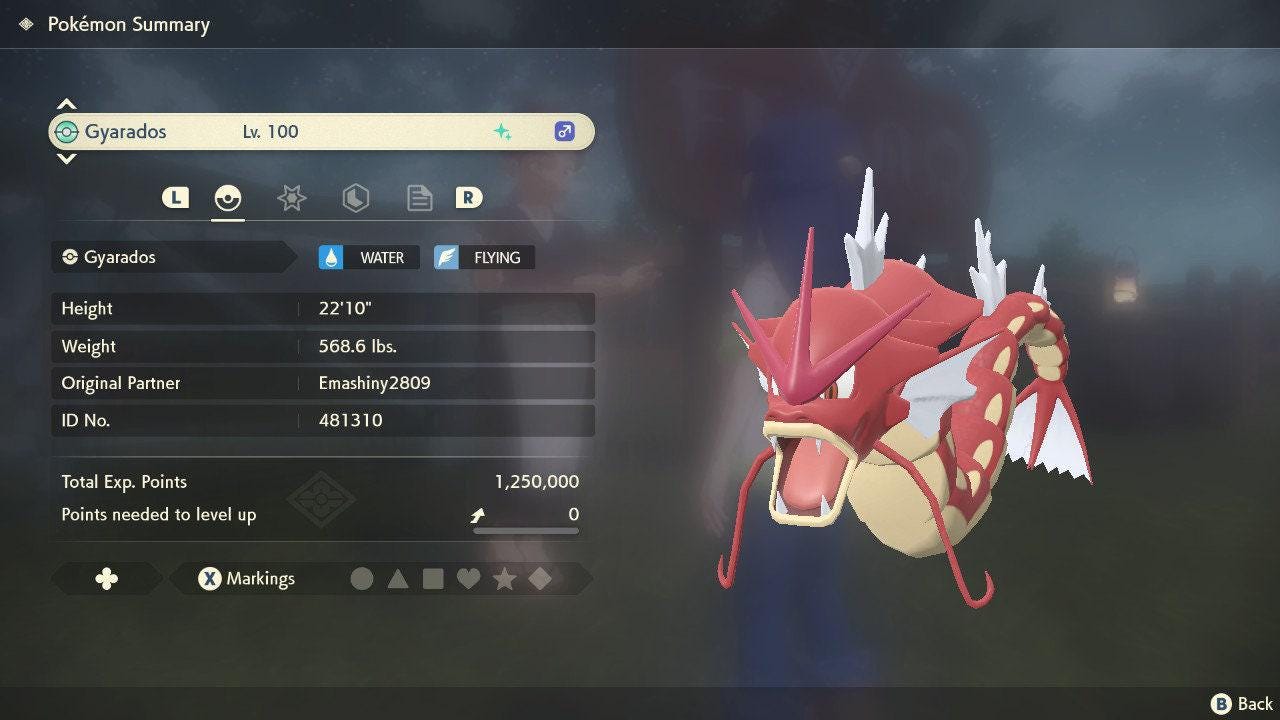 Shiny GYARADOS Pokemon Legends Arceus 6IV Competitive Battle Ready Pokémon card photo 2