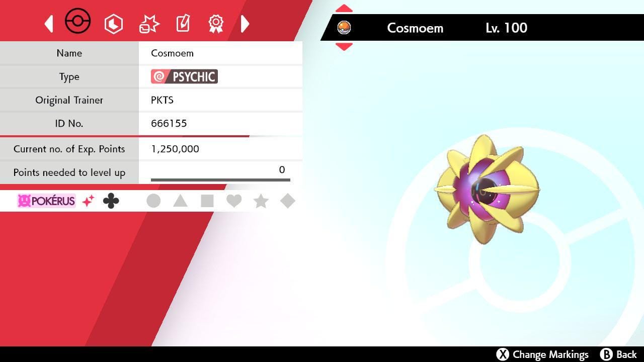 Shiny COSMOEM Pokemon Sword Shield 6IV Competitive Battle Ready – Sword & Shield Pokémon card photo