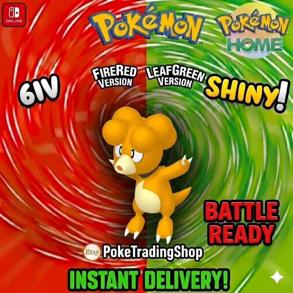 SHINY MAGBY Pokémon FireRed LeafGreen 6IV Competitive Battle Ready Pokémon card photo