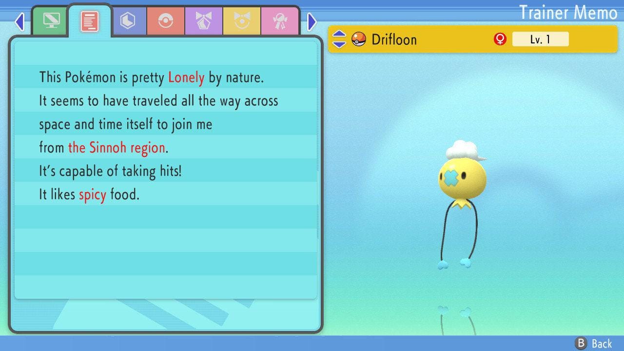 SHINY 6IV DRIFLOON Pokemon Brilliant Diamond Shining Pearl 6IV Competitive Battle Ready Pokémon card photo 4