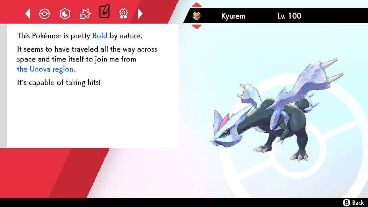 Shiny KYUREM Pokemon Sword Shield 6IV Competitive Battle Ready Pokémon card photo 4