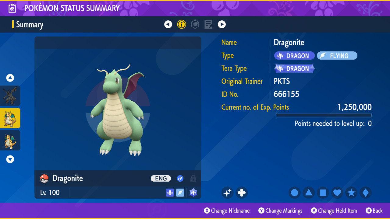 Shiny DRAGONITE Pokémon Scarlet Violet 6IV Competitive Battle Ready – Scarlet & Violet Pokémon card photo