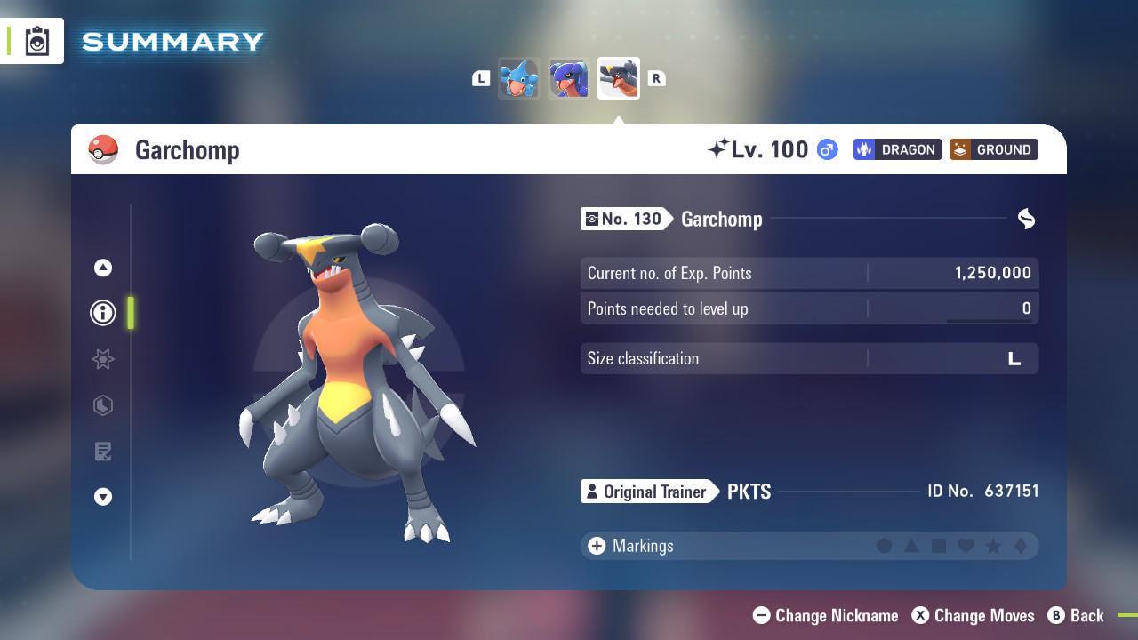 Shiny GARCHOMP Pokémon Legends ZA 6IV Competitive Battle Ready Pokémon card photo 3