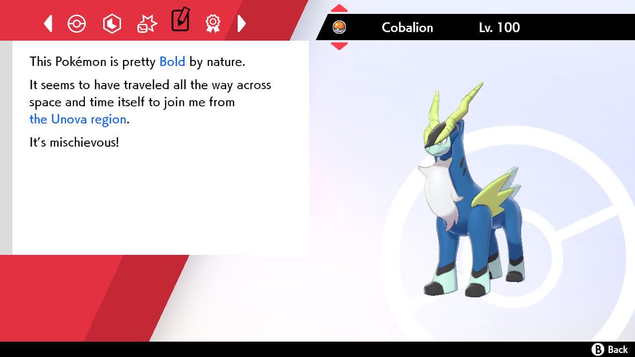 Shiny COBALION Pokemon Sword Shield 6IV Competitive Battle Ready Pokémon card photo 4
