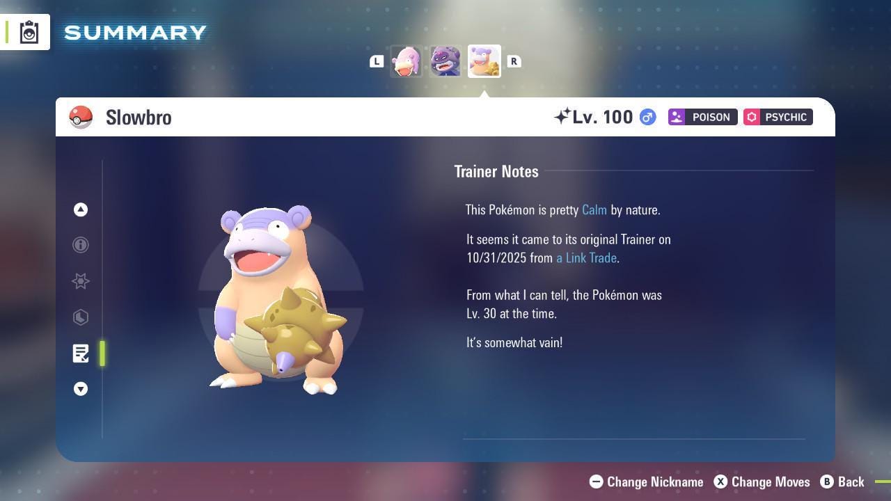 תמונה של פוקימון ZA שייני 6IV גאלריאן סלוברו פוקימון לגנדס ZA‏ 6IV מוכן לקרב תחרותי – תמונה 4