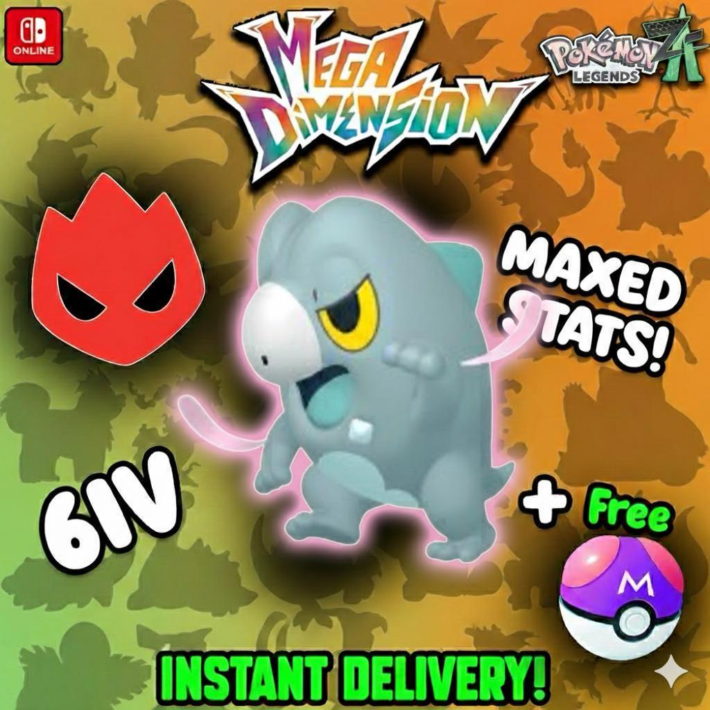 Shiny Alpha Frigibax Pokemon Legends Za Mega Dimension DLC 6IV Competitive Battle Ready Pokémon card photo
