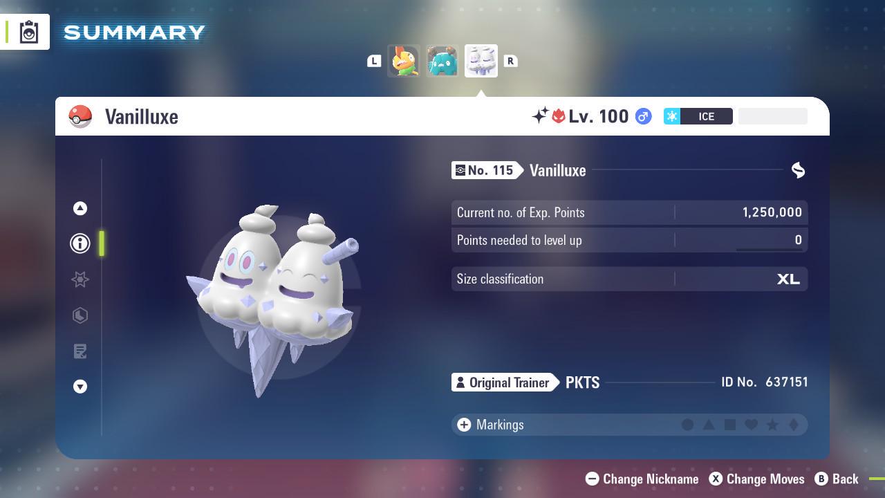Shiny Alpha Vanilluxe Pokémon Legends ZA 6IV Competitive Battle Ready Pokémon card photo 3