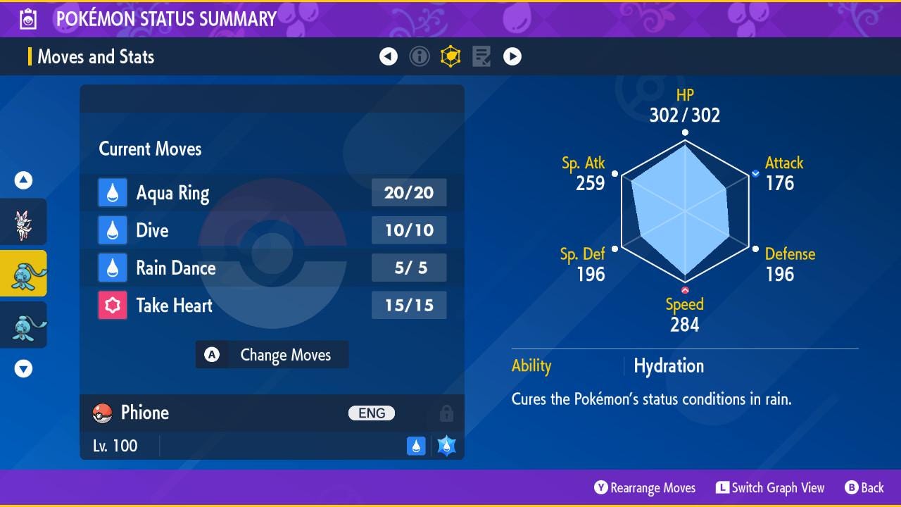 Фото покемона Shiny ФИОНЕ Pokémon Scarlet Violet 6IV Готов к соревновательным битвам 3