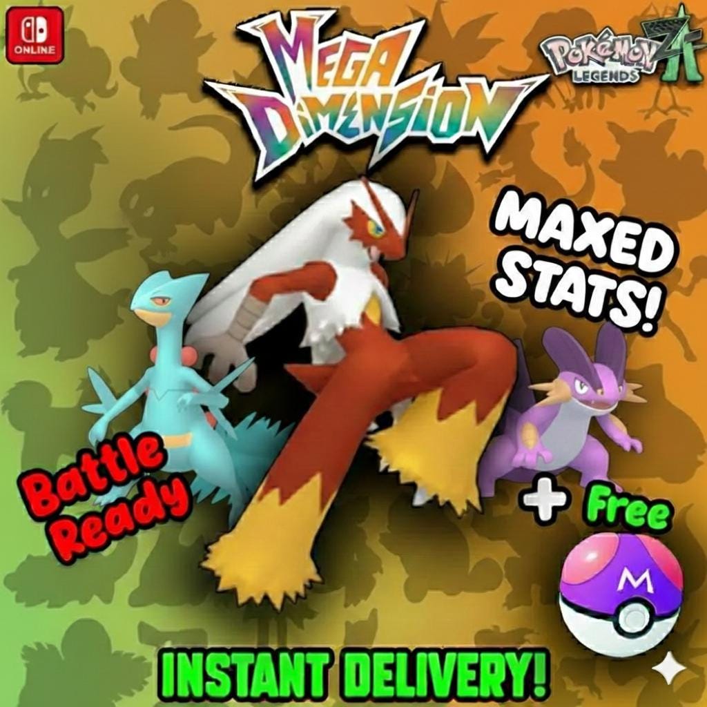 Pokemon Za Final STARTER Pack HOENN Shiny 6IV Pokémon Legends ZA 6IV Competitive Battle Ready Any Held Item Mega Evolution Pokedex – Pokémon Legends Z-A Pokémon card photo
