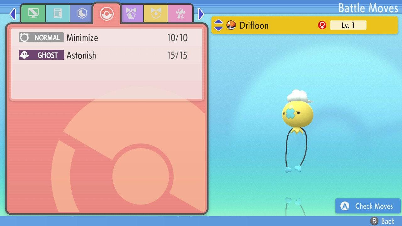 SHINY 6IV DRIFLOON Pokemon Brilliant Diamond Shining Pearl 6IV Competitive Battle Ready Pokémon card photo 3