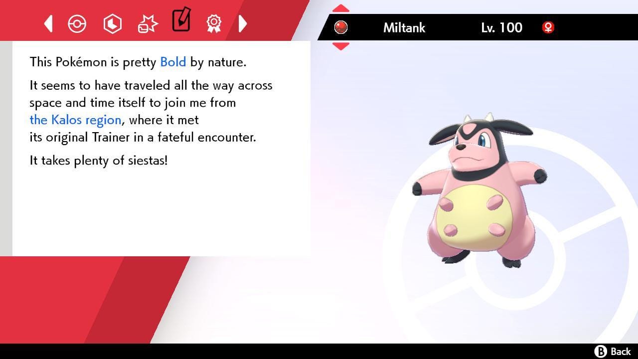 WHITNEY’S MILTANK Event 6IV Pokémon Sword and Shield 6IV Pokemon Event Pokemon Competitive Battle Ready + EVs Free Shiny Pokémon card photo 4