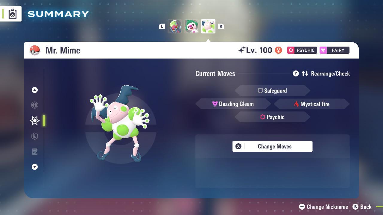 Shiny Mr. Mime Pokemon Legends ZA Mega Dimension DLC 6IV Competitive Battle Ready Pokémon card photo 3