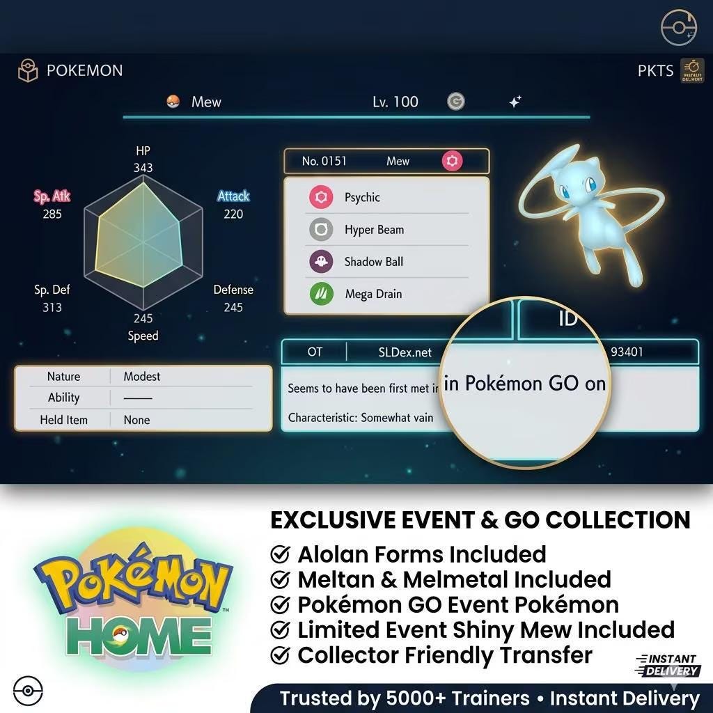 Complete Pokemon Lets Go Pikachu Eevee Living Dex All Alolan Forms Mega Evolutions 170+ Pokemon Unlock the Shiny Charm Pokémon card photo 3