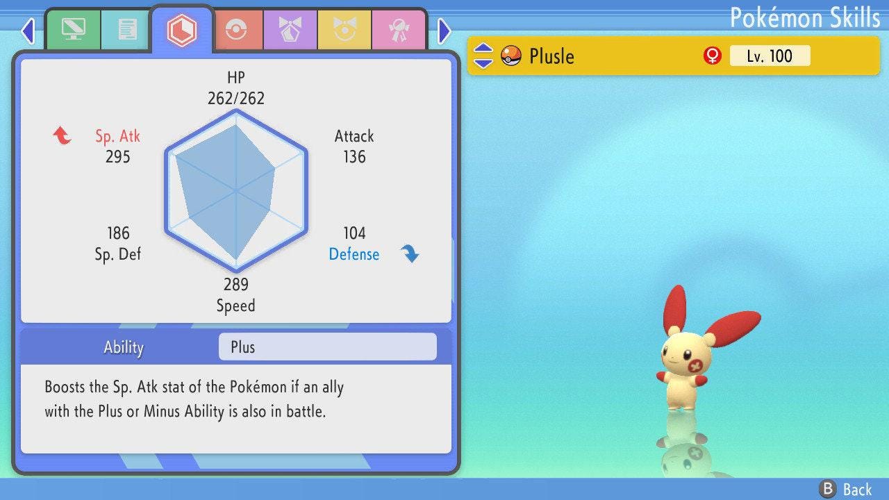 SHINY 6IV PLUSLE Pokémon Brilliant Diamond and Shining Pearl 6IV Competitive Battle Ready Pokémon card photo 4