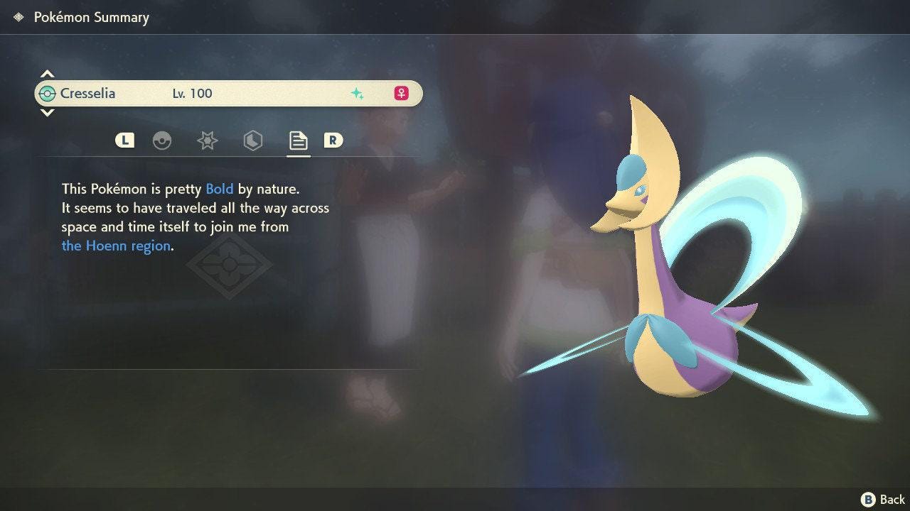 Shiny Cresselia Pokemon Legends Arceus 6IV Competitive Battle Ready Pokémon card photo 4
