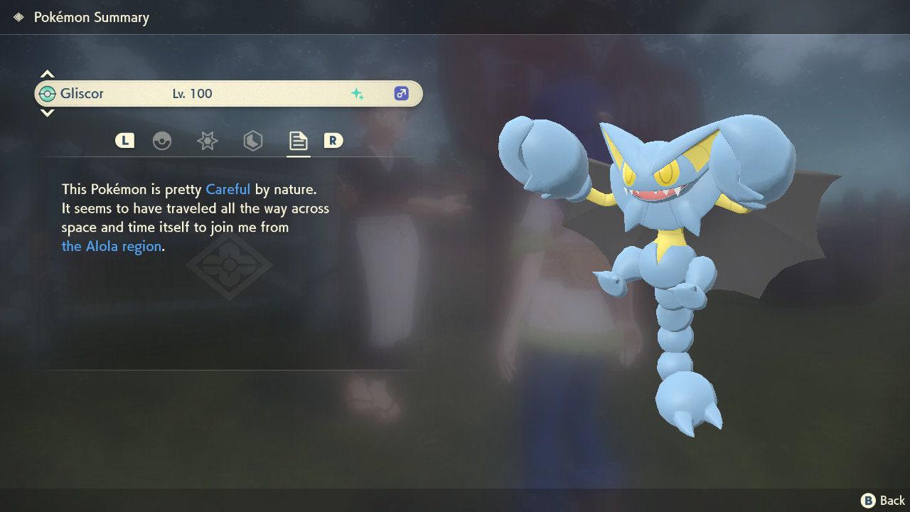 Shiny GLISCOR Pokemon Legends Arceus 6IV Competitive Battle Ready Pokémon card photo 4