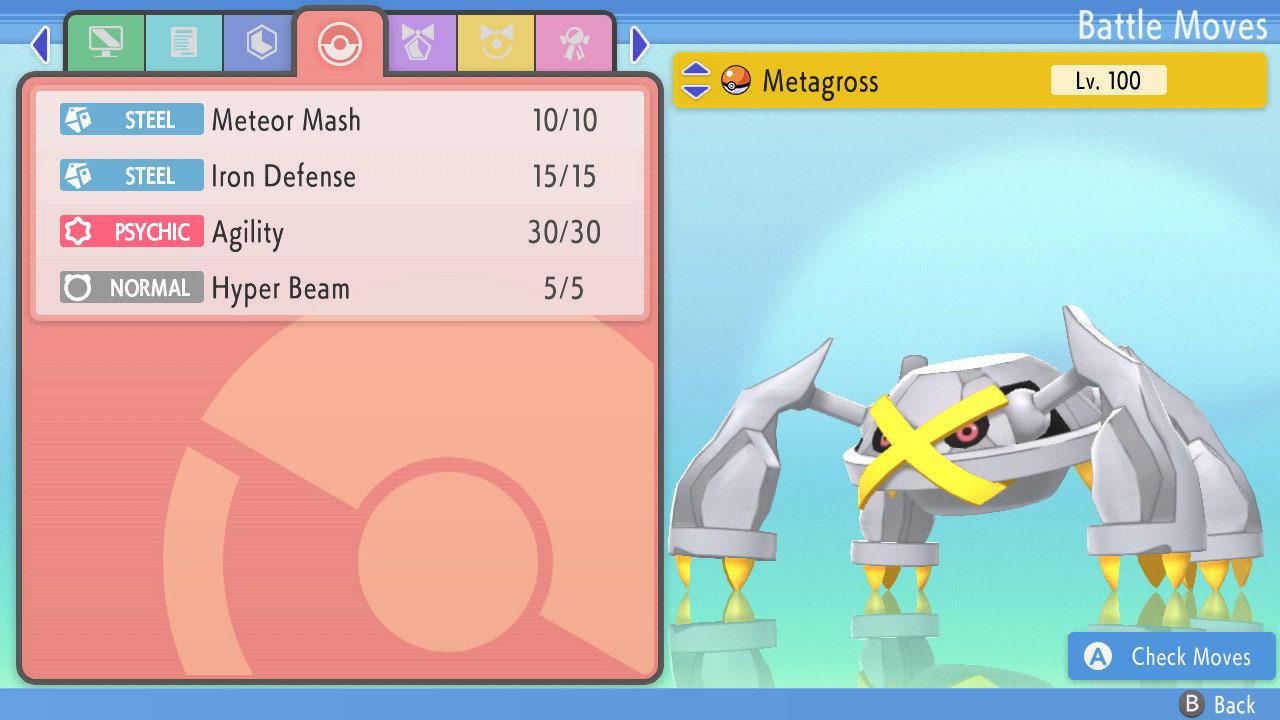 SHINY 6IV METAGROSS Pokemon Brilliant Diamond Shining Pearl 6IV Competitive Battle Ready – Brilliant Diamond & Shining Pearl Pokémon card photo