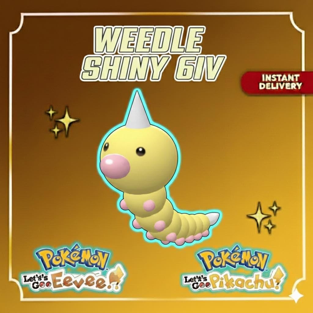 Foto de la carta Pokémon WEEDLE Variocolor 6IV Listo para la Batalla Competitiva