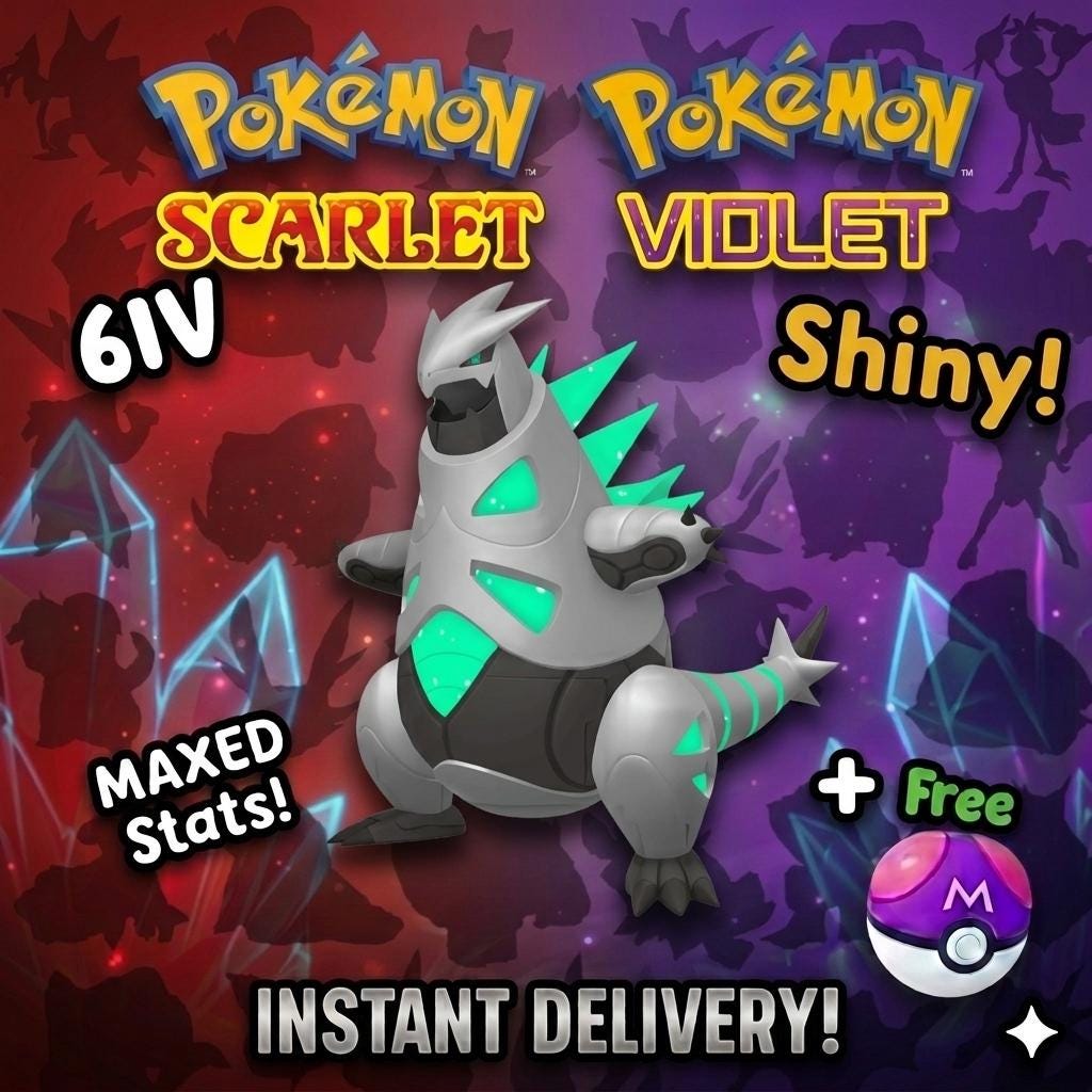 SHINY 6iv IRON THORNS Pokémon Scarlet and Violet 6IV Competitive Battle Ready – Scarlet & Violet Pokémon card photo
