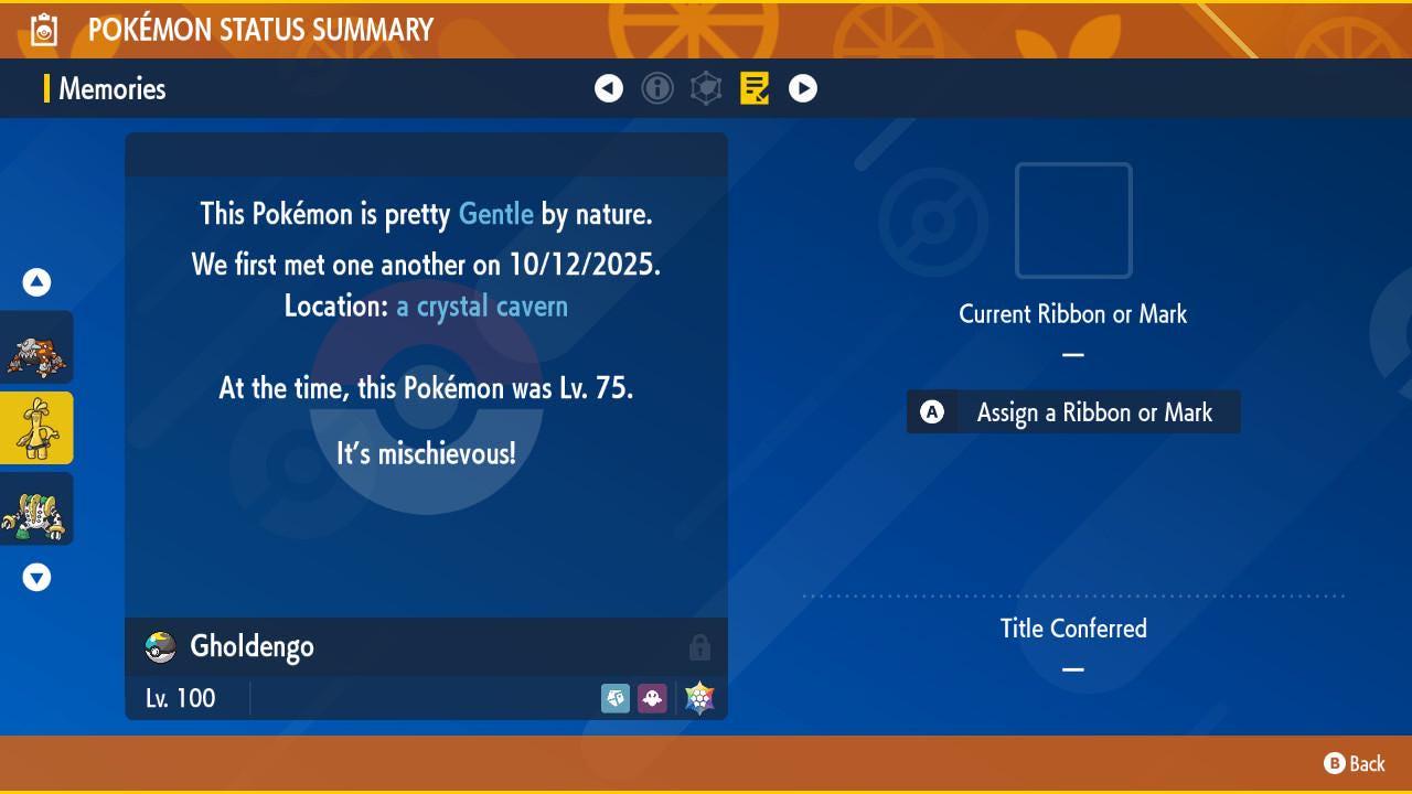 Foto de la carta Pokémon Shiny GHOLDENGO Entrenado en EVs Escarlata Violeta Pokémon Listo para la Batalla Competitivo + Shiny de Regalo Entrega Rápida 4