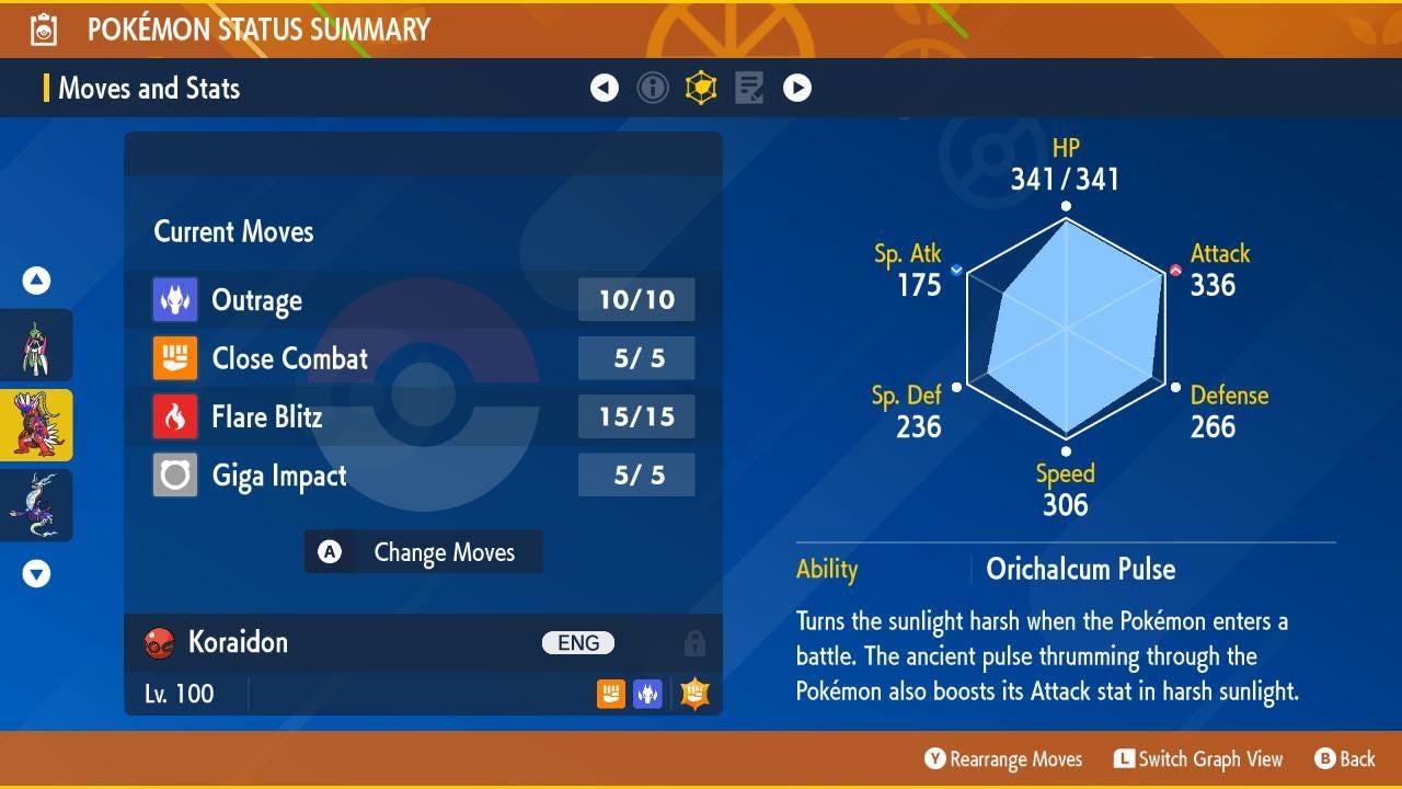 Shiny 6IV Koraidon GameStop Event Pokémon Scarlet Violet Competitive Battle Ready Pokémon card photo 3
