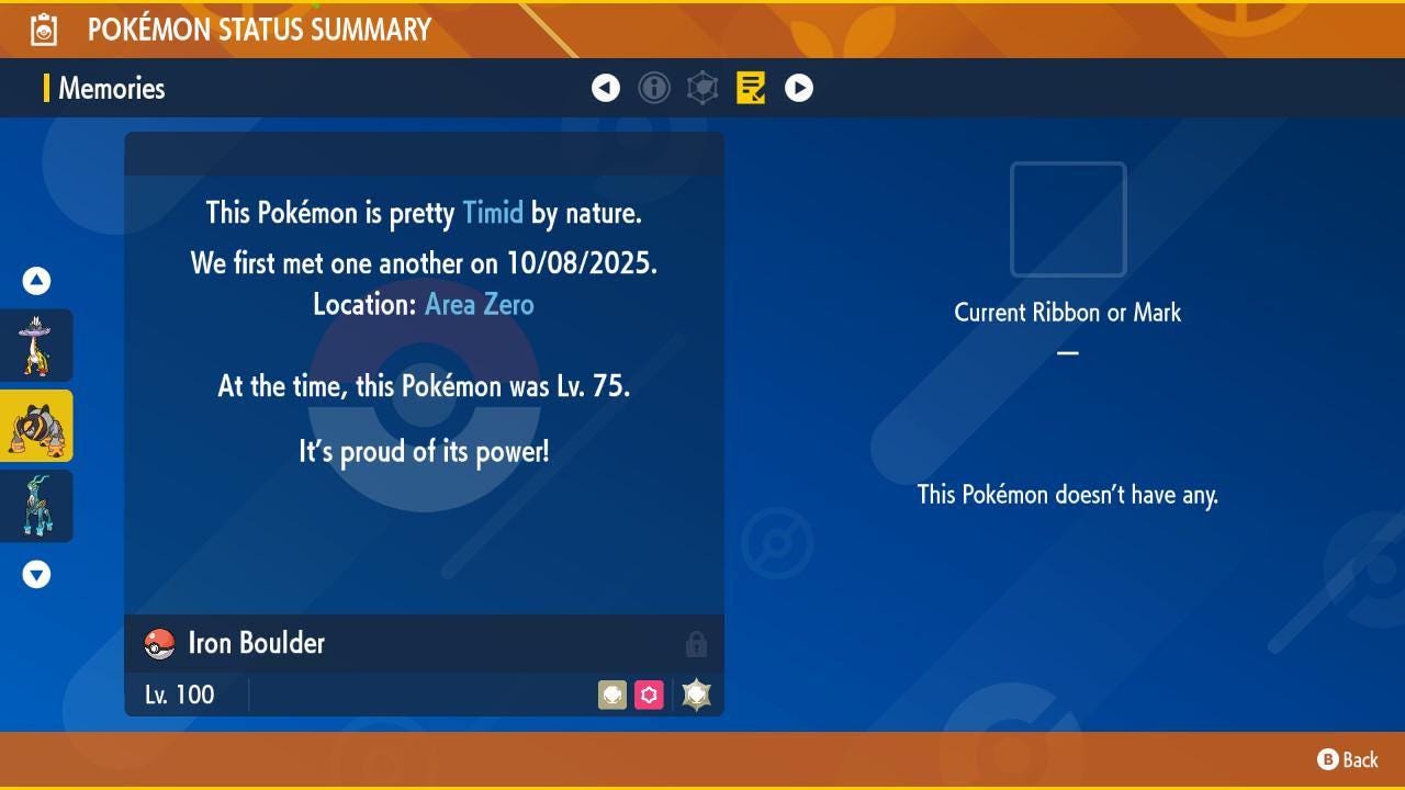 Non Shiny IRON BOULDER Ev Trained Scarlet Violet Pokémon Battle Ready Competitive Free Bonus Shiny Fast Delivery Pokémon card photo 2