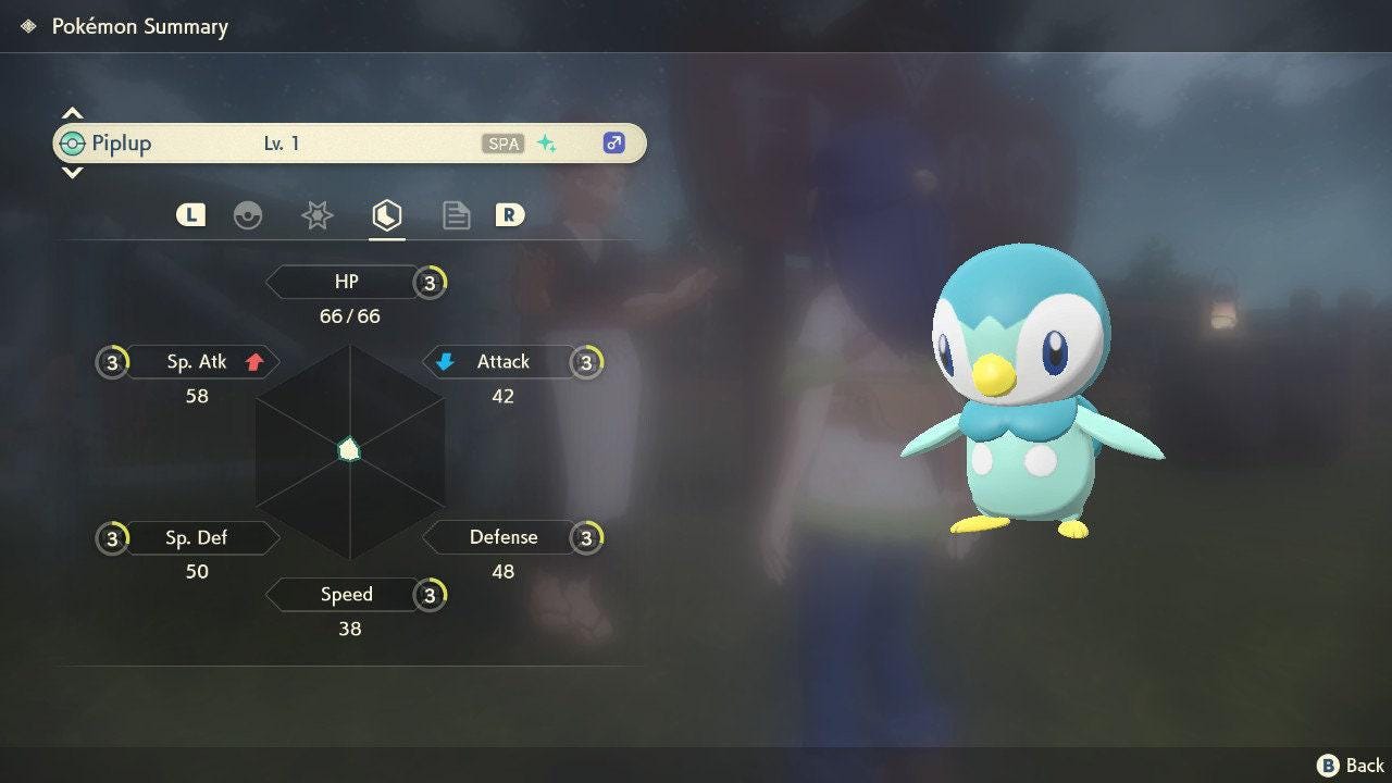 Shiny PIPLUP Pokemon Legends Arceus 6IV Competitive Battle Ready Pokémon card photo 4