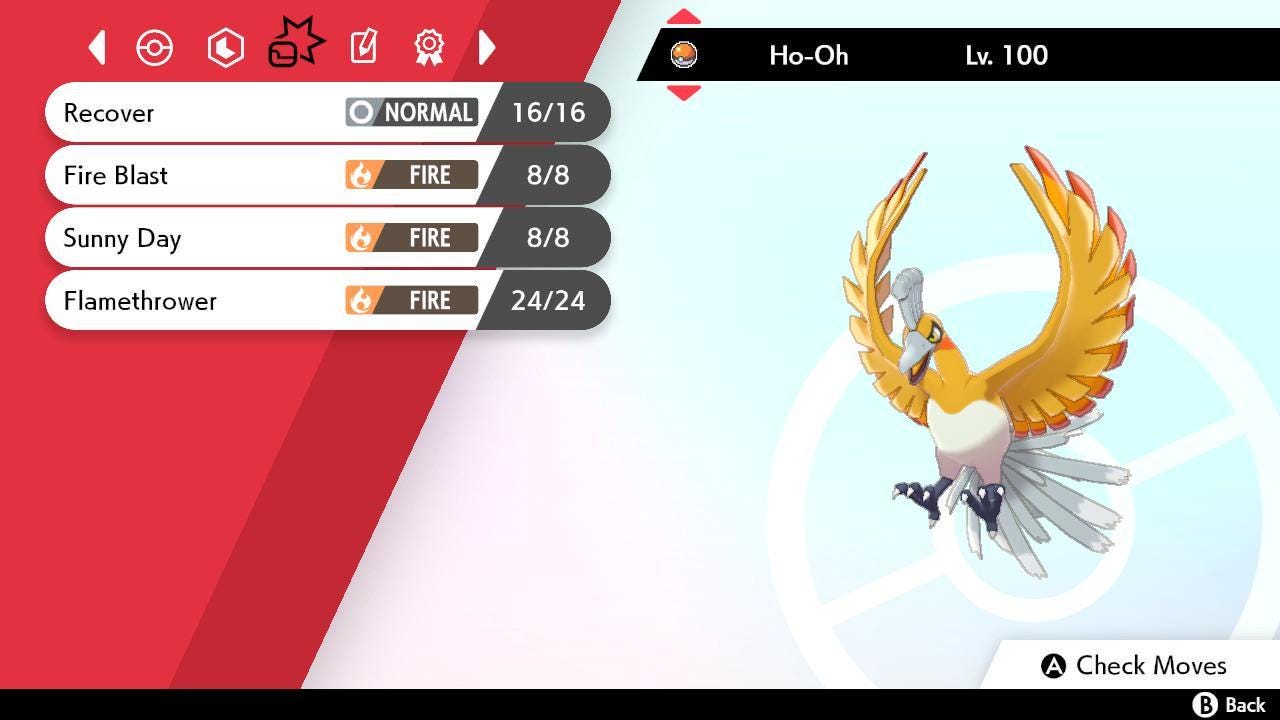 Shiny 6IV HO OH Pokemon Sword Shield 6IV Competitive Battle Ready Pokémon card photo 4