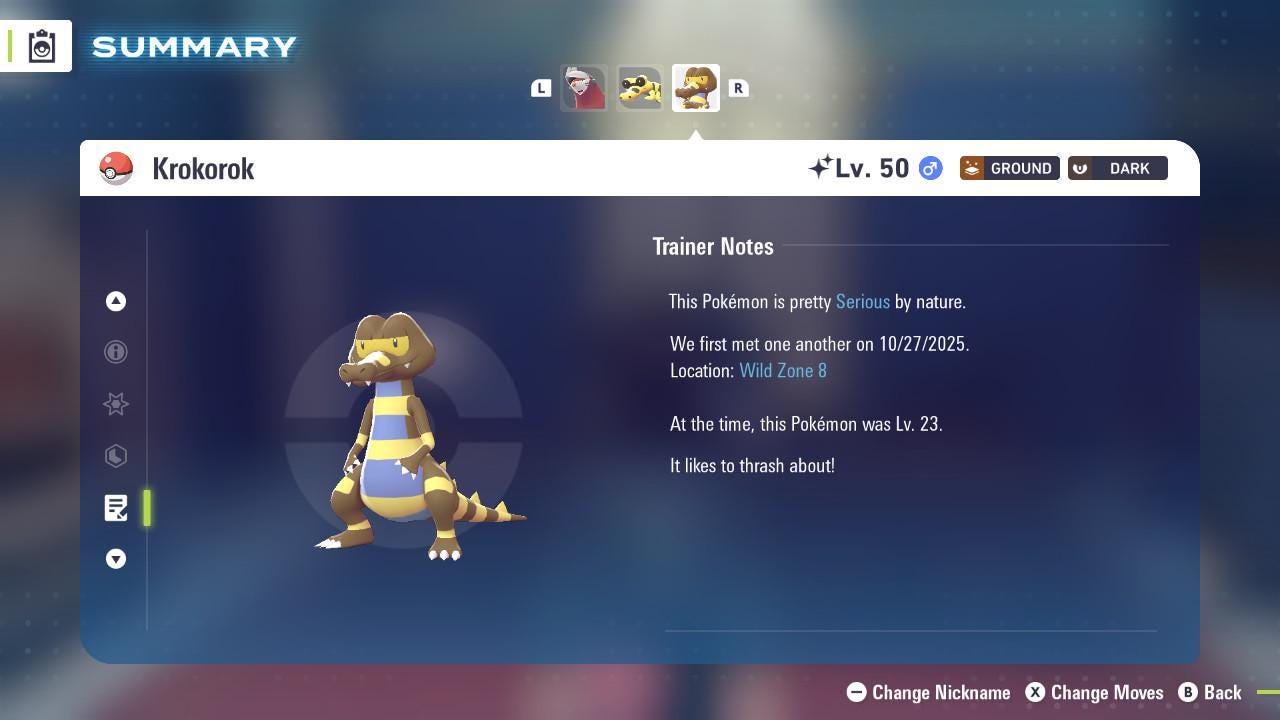 Shiny KROKOROK Pokémon Legends ZA 6IV Competitive Battle Ready Pokémon card photo 4